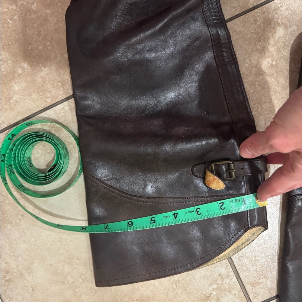 Frye Brown Leather Knee-High Boots - Picture 5 of 12